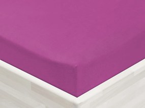 Jersey napínacie prestieradlo JR-009 Orgovánové 100 x 200 - výška 20 cm