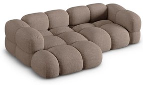 Hnedá rohová pohovka (ľavý roh/s leňoškou) Loretto – Cosmopolitan Design