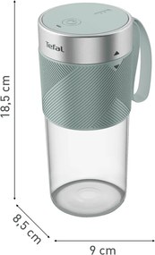Prenosný smoothie mixér Tefal Lightmix BL1C0430 Mentolová/Nerezová (rozbalené)