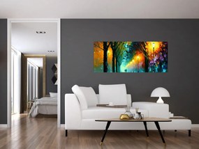 Obraz - Nočná prechádzka (120x50 cm)