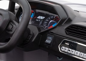 Ramiz Buggy Racing 5 batériové auto pre deti +3. Sivá + motory 2x200W + diaľkové ovládanie + pomalý štart