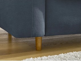 Tmavomodrá pohovka na každodenné spanie/rozkladacia 200 cm Cocoone – Bobochic Paris