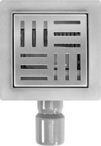 Rea Cross, nerezový odtokový žľab 120x120 mm, oceľová, REA-G6200