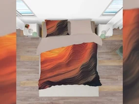 Moderné 3D obliečky 140x200, 70x90 Imagine brown