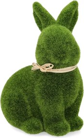 Dekoratívna figúrka POLY v tvare veľkonočného zajaca, zelená 965269