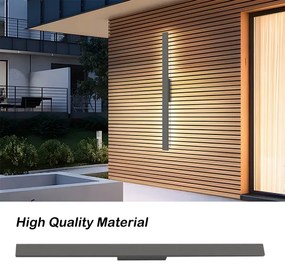 Brilagi - LED vonkajšie nástenné svietidlo LUNA LED/24W/230V 4000K IP65 antracit