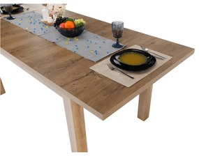 Rozkladací jedálenský stôl Modestus 16 STW (pre 6 osôb). Vlastná spoľahlivá doprava až k Vám domov. 779529