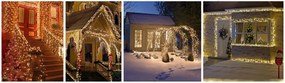Bestent Svetelná reťaz 14m 200 LED 8 programov Teplá biela