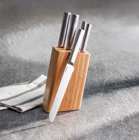 Sada piatich nožov MASTERSET strieborná 744075