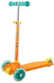 Kolobežka s LED kolieskami (oranžová)  (100389551)