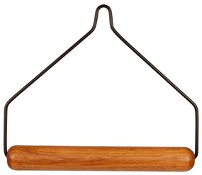 Závesný držiak na papierové utierky, dub-kov