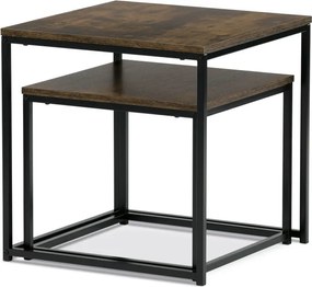 Sada 2 konferenčných stolíkov old wood AF-076 OLW