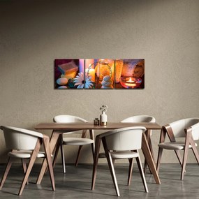 Obraz - Chvíľka odpočinku (s hodinami) (90x30 cm)