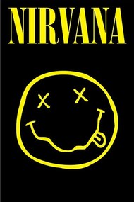 Plagát, Obraz - Nirvana - Smiley, (61 x 91.5 cm)