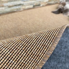 Vopi, Behúň na mieru Nature NEW prírodný, šíre 50 cm, oranžová, kuchyňa