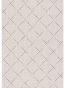 Koberec Lineo Rhombs beige/mink 120 x 170 cm
