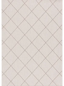 Koberec Lineo Rhombs beige/mink 120 x 170 cm
