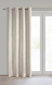 ZÁVES NA KRÚŽKOCH NILO 140X250 CM BÉŽOVÁ