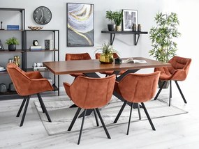 Stolička Nina (medená + čierna). Akcia -20%. Vlastná spoľahlivá doprava až k Vám domov. 1111202