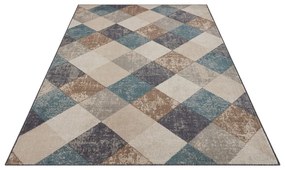 Modrý/béžový koberec 160x235 cm Terrain – Hanse Home