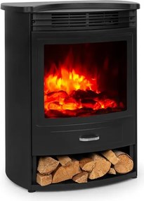 Klarstein Bormio S, elektrický krb, 950/1900 W, termostat, týždenný časovač