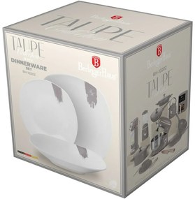 BerlingerHaus 18-dielna súprava tanierov Taupe, biela-sivá