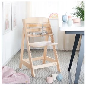 roba Detská drevená vysoká jedálenská stolička Sit Up (prírodná)  (100306933)