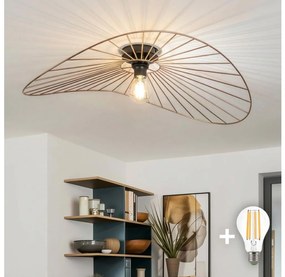 Brilagi - LED Prisadený luster CERIA WIRE 1xE27/40W/230V 60x80 cm bronz
