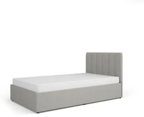 Manželská posteľ 120 cm Mossana MO12 (sivá) (s roštom) (s úl. priestorom). Akcia -19%. Vlastná spoľahlivá doprava až k Vám domov. 1096822