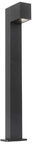 Priemyselná vonkajšia stojaca lampa čierna 65 cm IP44 - Baleno