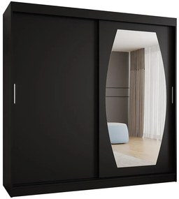 Skriňa Rossa 200 čierna