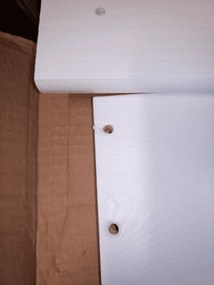 AKCIA Úložný box pod posteľ 200 cm, biela II. akosť