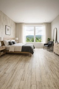 Beaulieu International Group, PVC podlaha - lino Domo 2160, na mieru, šíře 2m,4m, biela, bez podkladu, kuchyňa