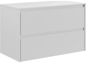 Kúpeľňová skrinka TRONDHEIM pod umývadlo 90 cm biela