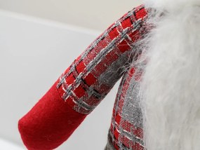 Dekoratívny trpaslík GNOME 90 cm, červený