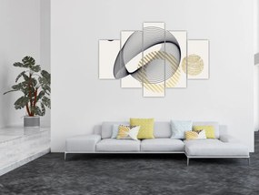 Obraz - Geometrické tvary N⁰3 (150x105 cm)