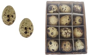Dekoračné prepeličie vajíčka, 12 ks X5774