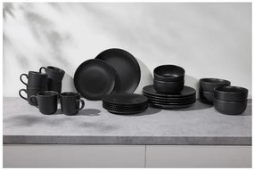 Silvercrest®  Súprava kuchynského riadu, 24-dielna (čierna)  (100395229)