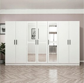 Šatníková skriňa Kalia 3821 (biela)