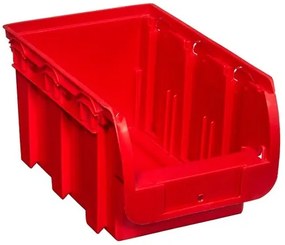 Allit Plastový box COMPACT, 154 x 235 x 125 mm, červený