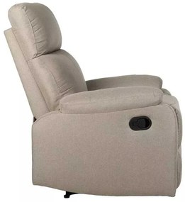LuxuryForm DESIGN Televízne kreslo CARLOS s polohovaním - béžové