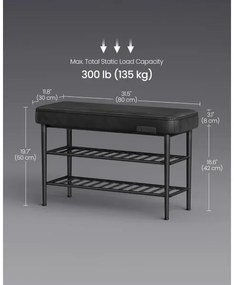 Botník ANDOR čierny