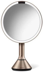 Simplehuman Dual Touch kozmetické zrkadielko rose gold nerez oceľ SHST3053