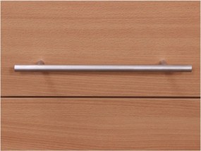 Nabytekmorava Sklápacia posteľ VS1056 MAX, 200x120cm farba lamina: dub sonoma svetlá/biele dvere, Varianta dverí: lesklé