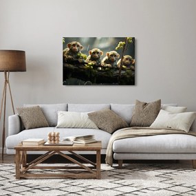 Obraz - Opičky (90x60 cm)