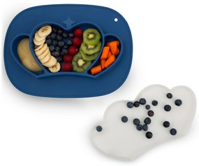 Silikónová doska na kŕmenie detí s korunkou Ricokids