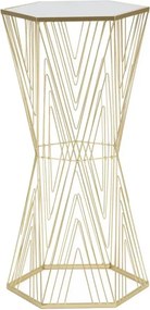 Odkladací stolík Lines 40 cm zlatý