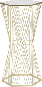 Odkladací stolík Lines 40 cm zlatý