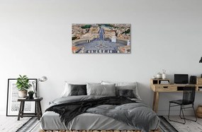 Obraz na plátne Rome Vatican square panorama 125x50 cm