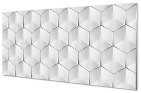 Obraz plexi 3d šesťuholníky 100x50 cm